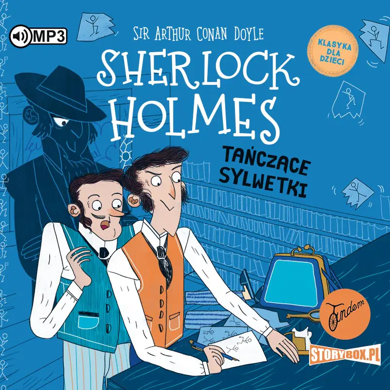 Książka - Tańczące sylwetki. Klasyka dla dzieci. Sherlock Holmes. Tom 24
