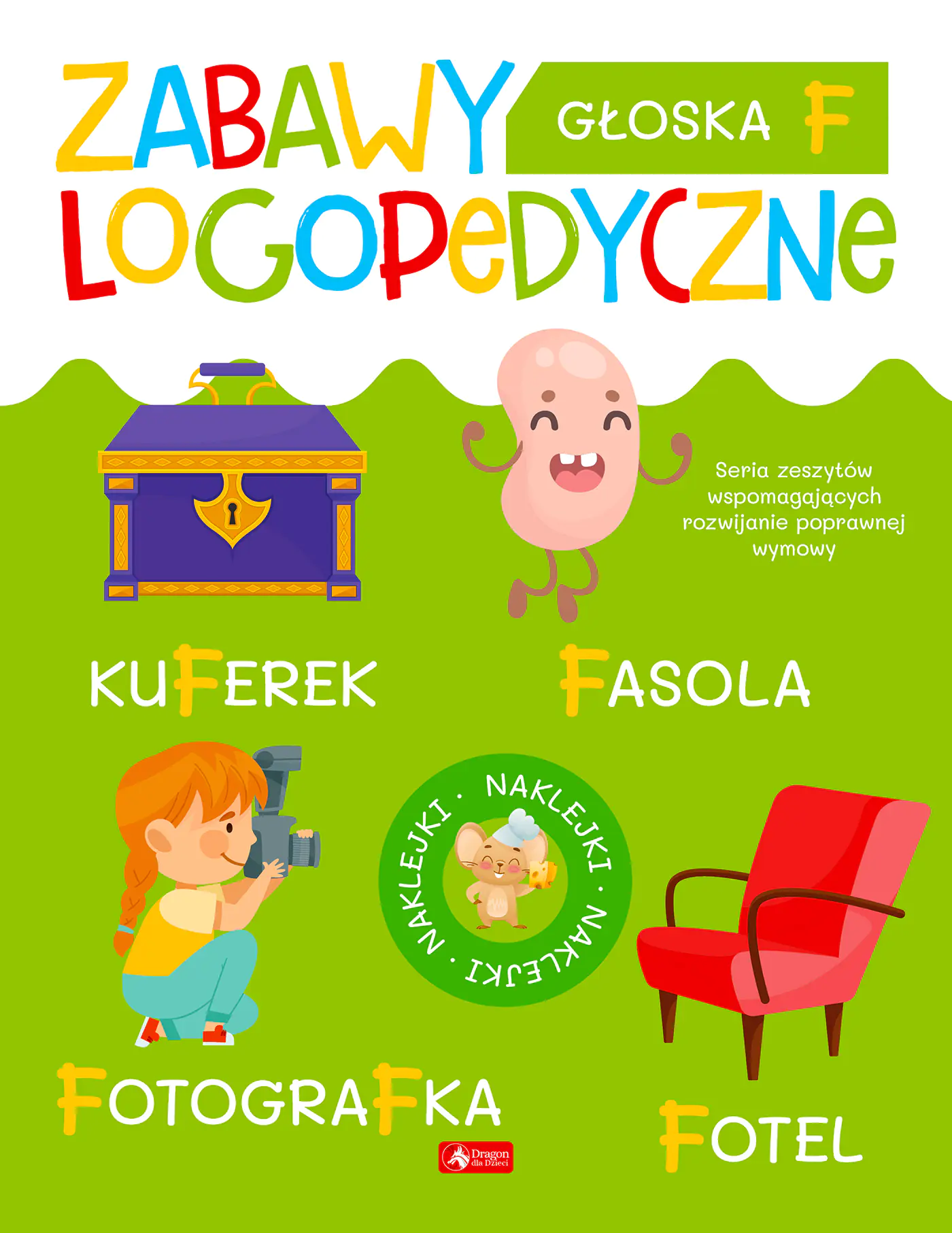 Książka - Głoska F. Zabawy logopedyczne