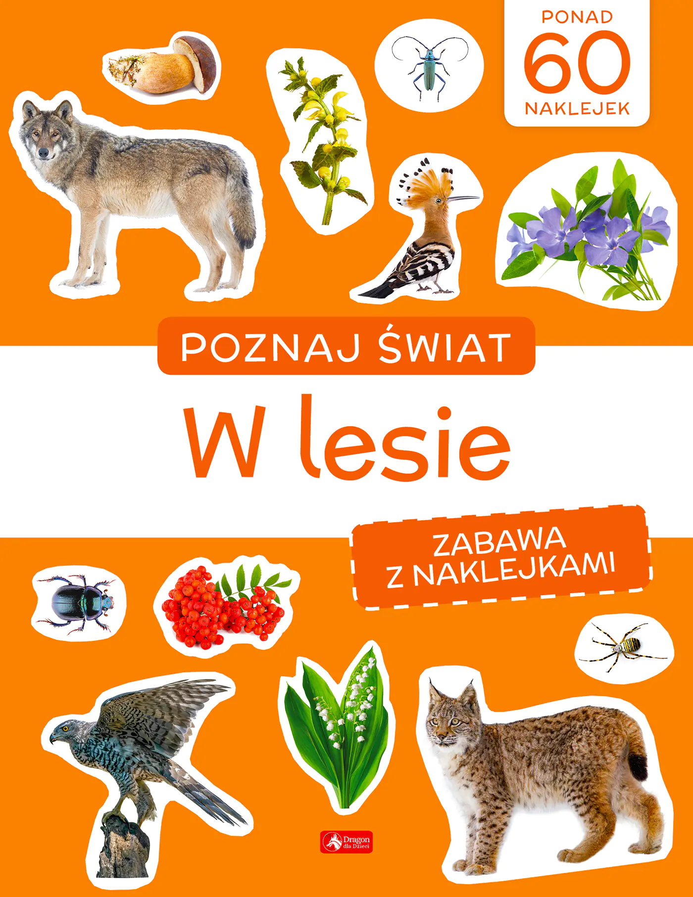 Książka - W lesie. Poznaj świat. Zabawa z naklejkami