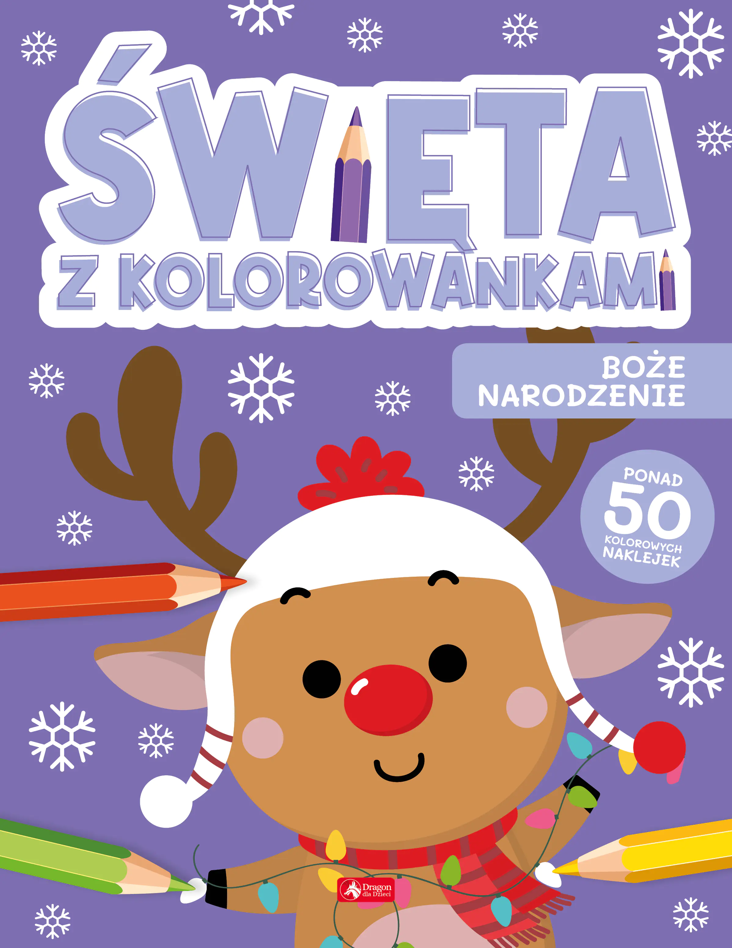 Książka - Święta z kolorowankami. Boże Narodzenie