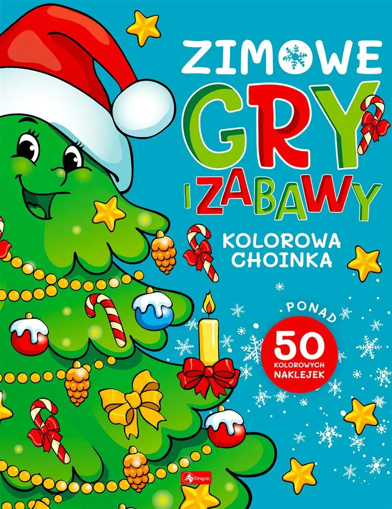 Książka - Zimowe gry i zabawy. Kolorowa choinka