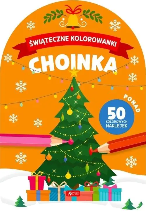 Książka - Choinka. Świąteczne kolorowanki