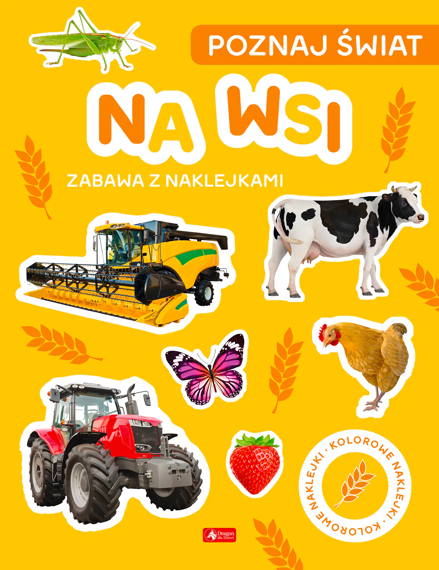 Książka - Na wsi. Poznaj świat. Zabawa z naklejkami
