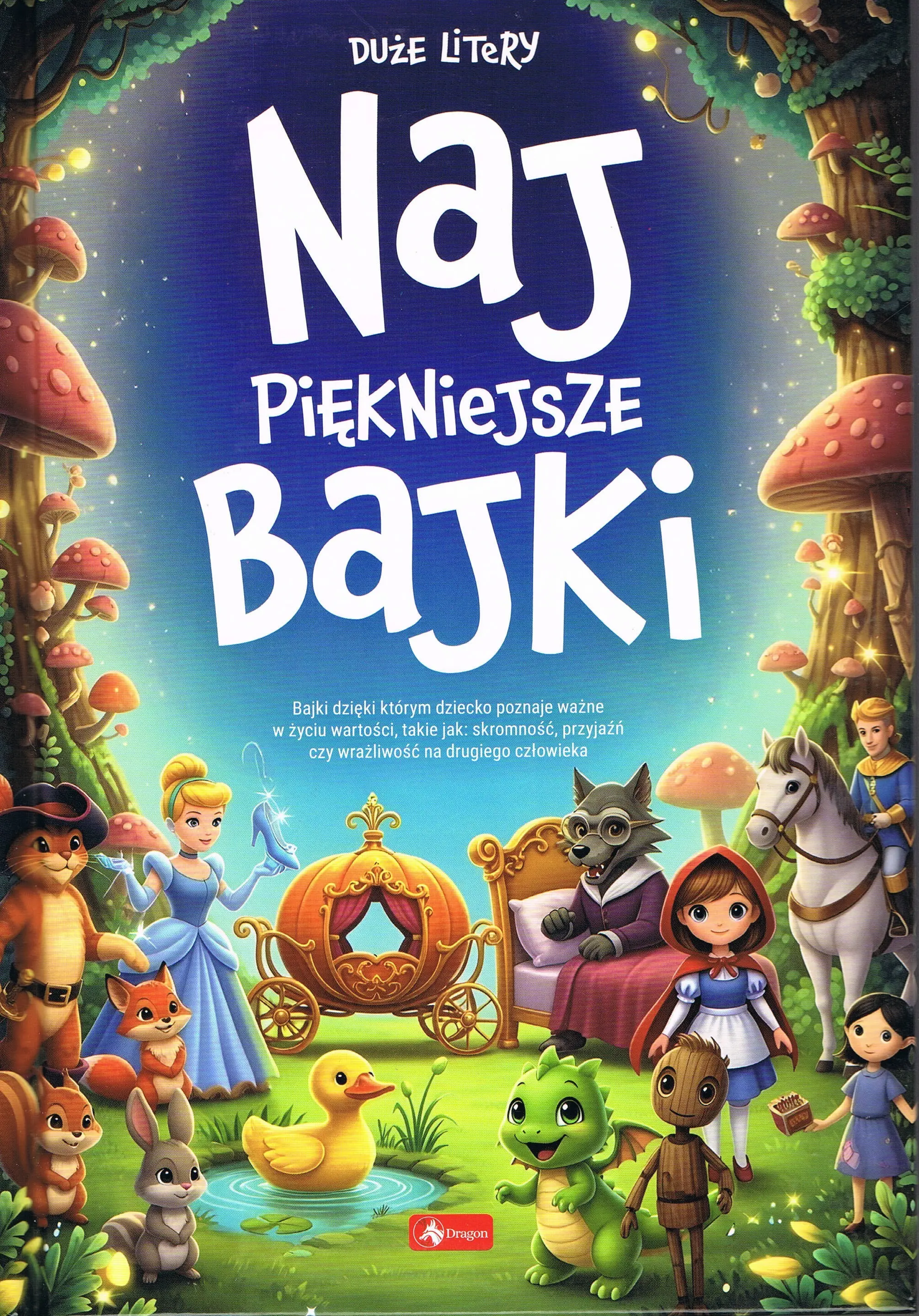 Książka - Najpiękniejsze Bajki (Duże litery)