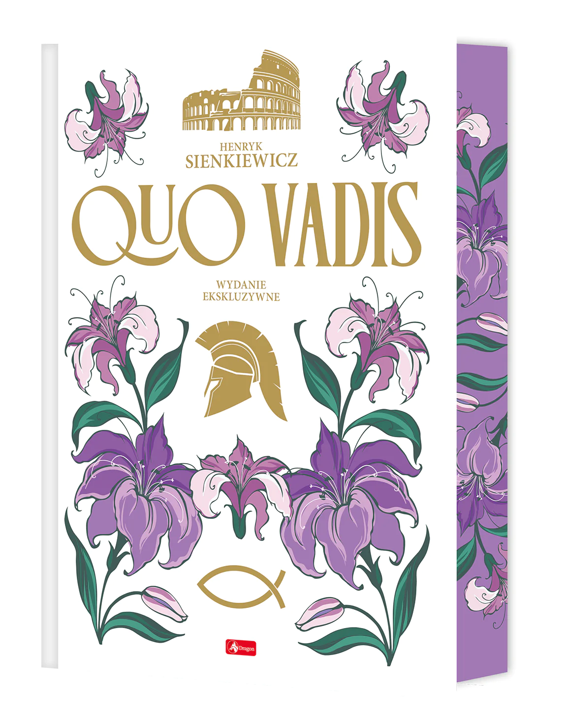 Książka - Quo vadis (barwione brzegi)