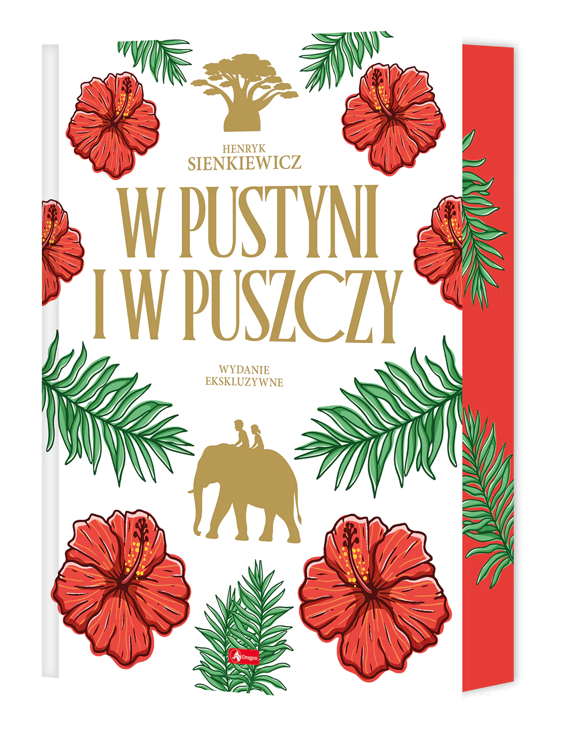 Książka - W pustyni i puszczy (barwione brzegi)