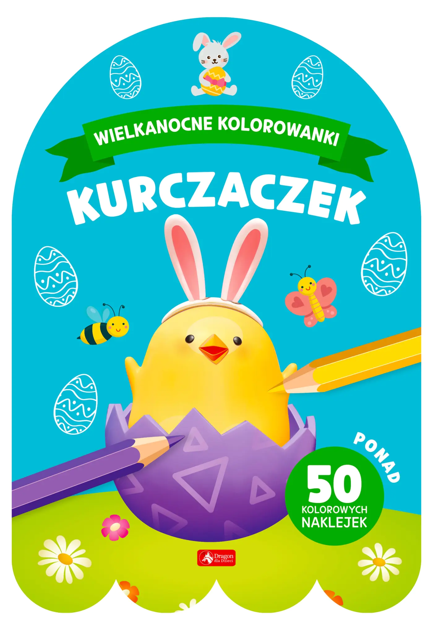 Książka - Kurczaczek. Wielkanocne kolorowanki