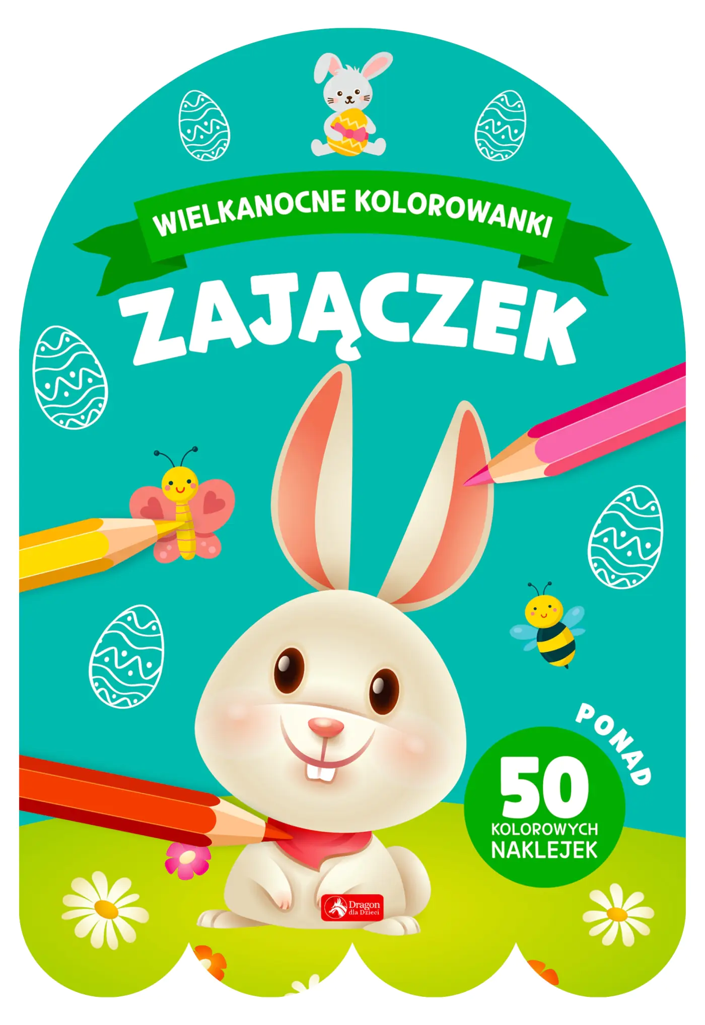 Książka - Zajączek. Wielkanocne kolorowanki