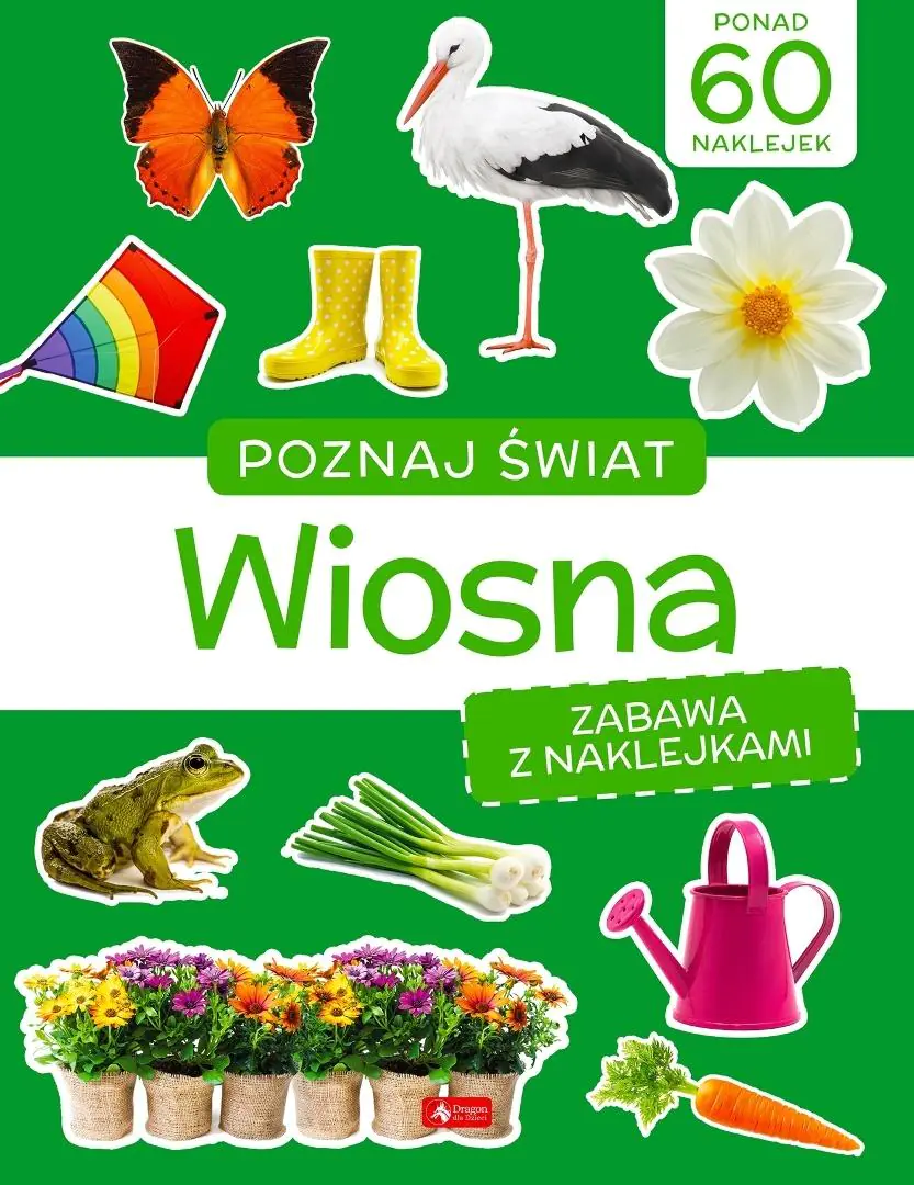 Książka - Poznaj świat. Zabawa z naklejkami. Wiosna