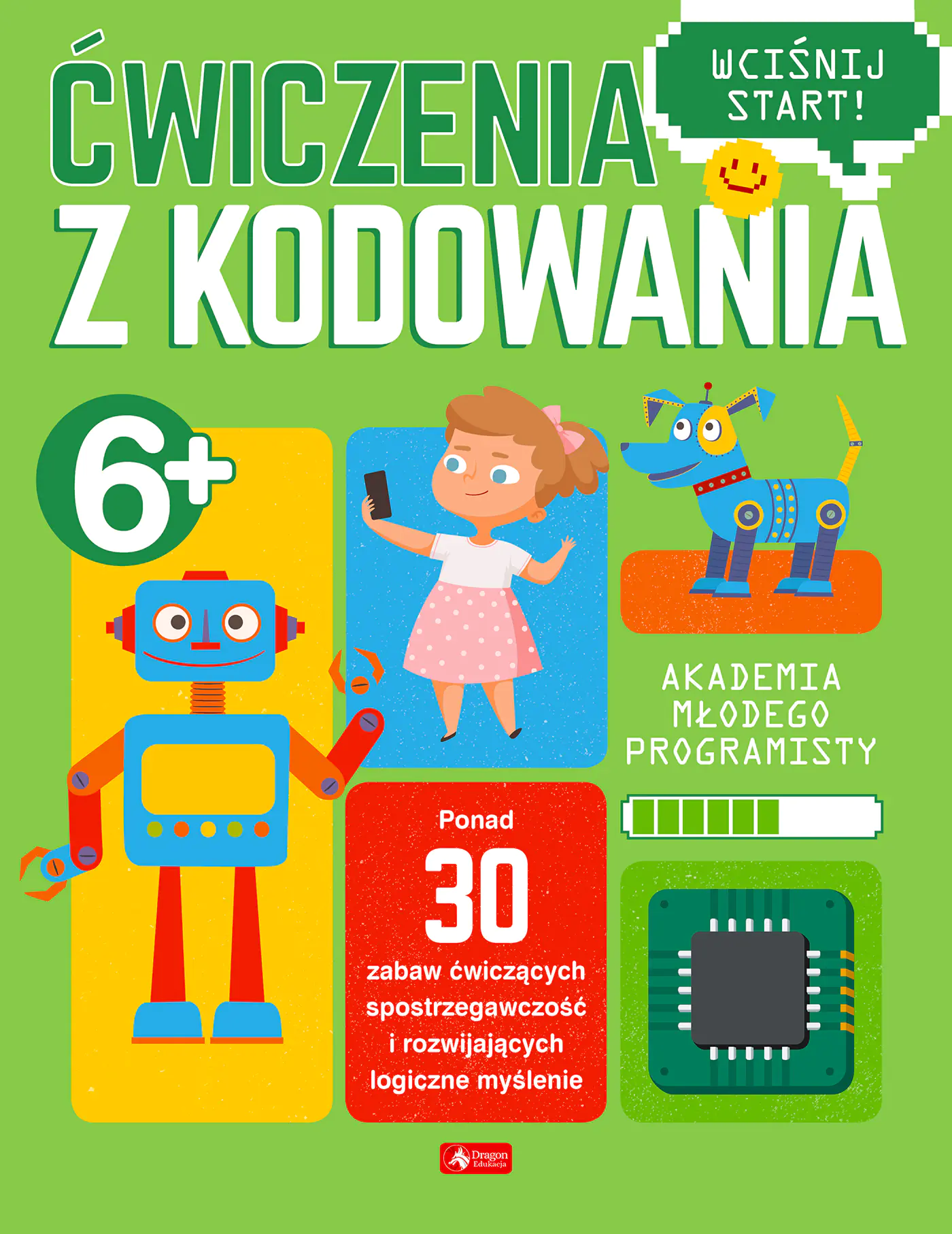 Książka - Akademia młodego programisty. Ćwiczenia z kodowania