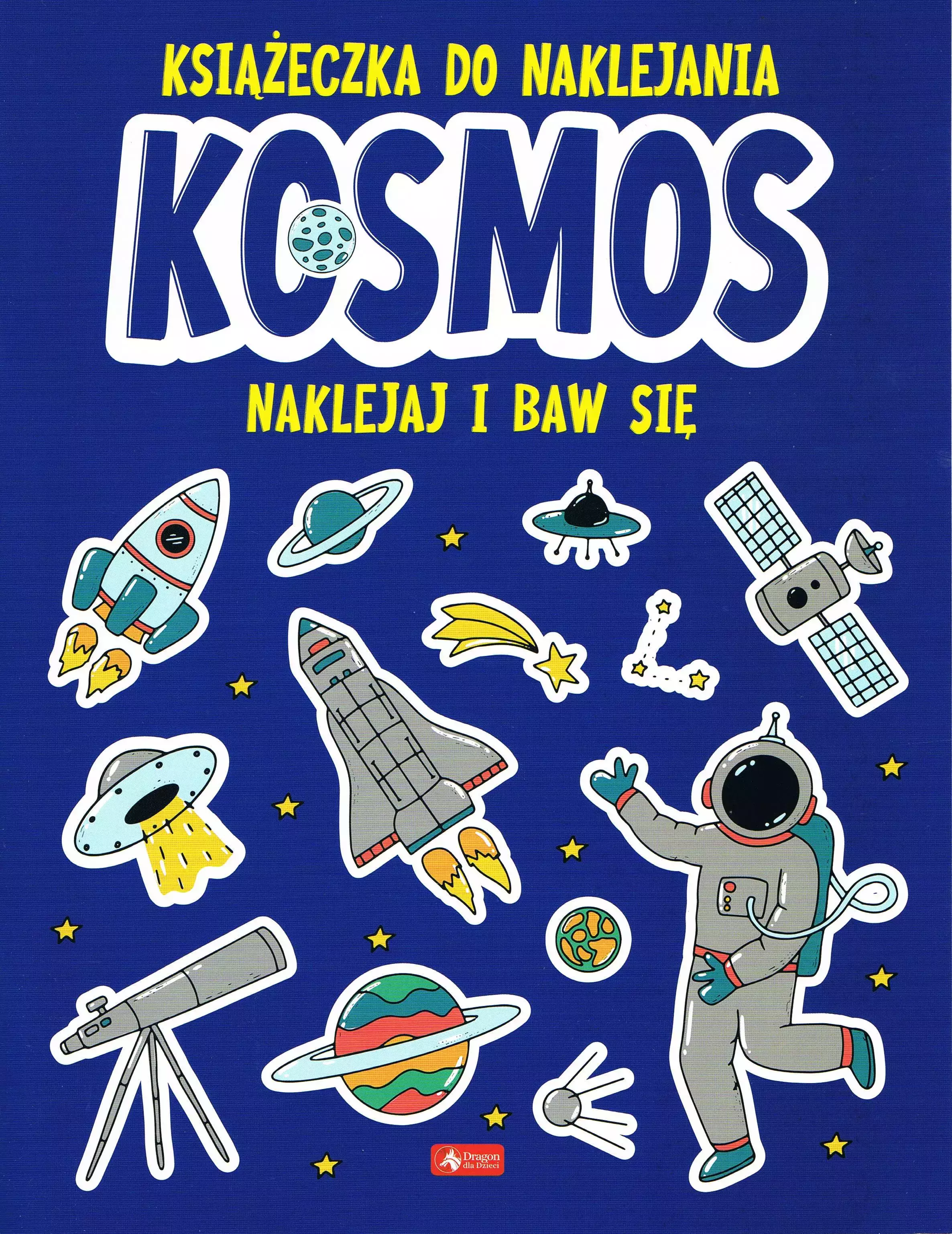 Książka - Książeczka do naklejania. Kosmos