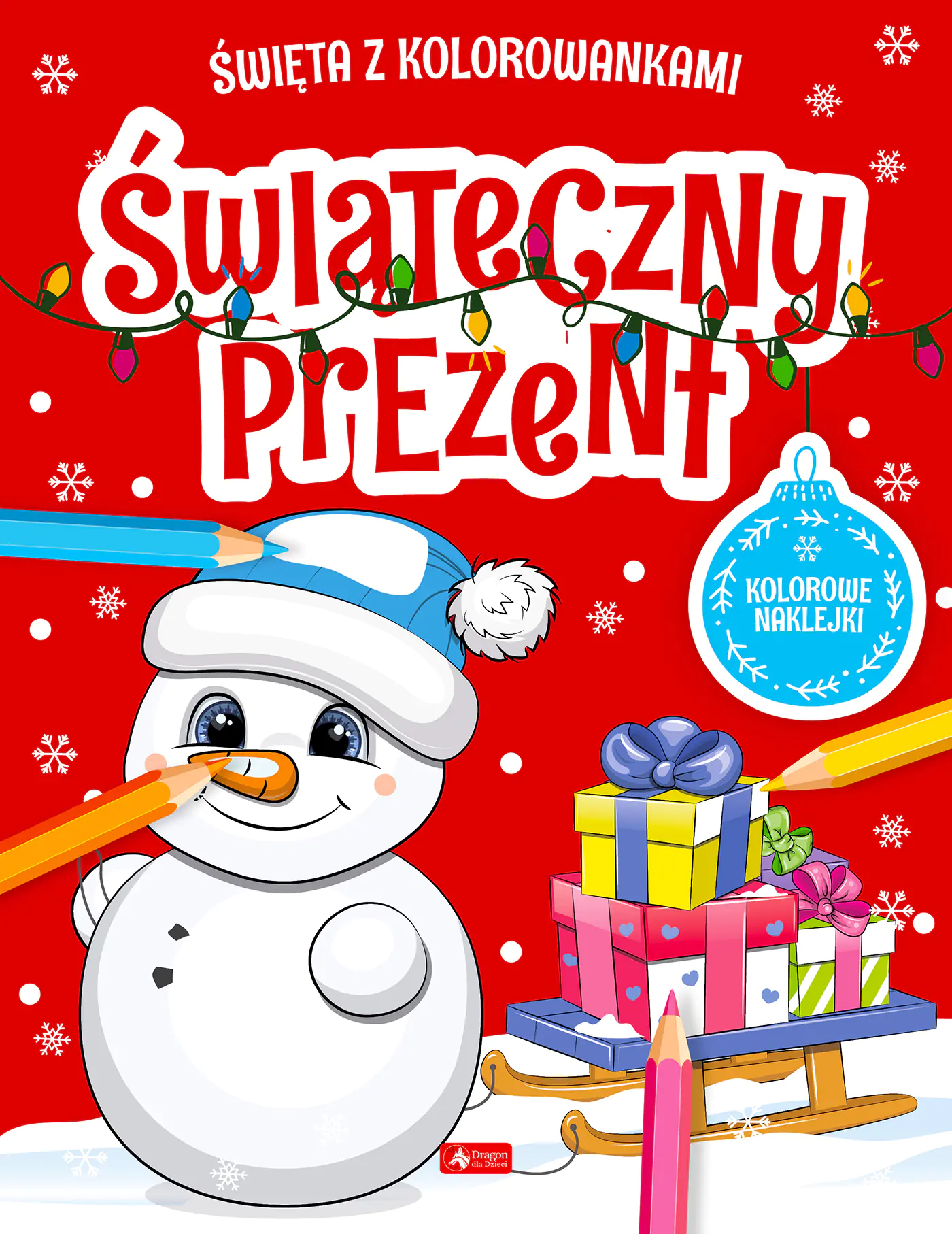 Książka - Święta z kolorowankami. Świąteczny prezent