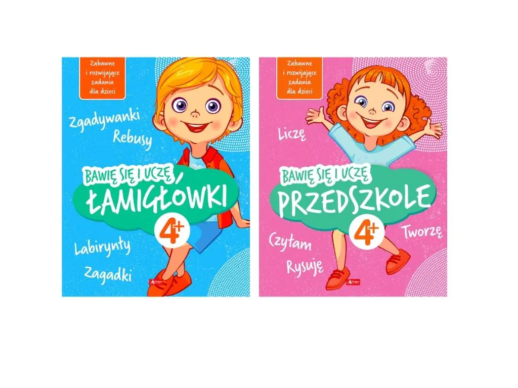 Książka - Pakiet: Bawie się i uczę. Łamigłówki / Przedszkole