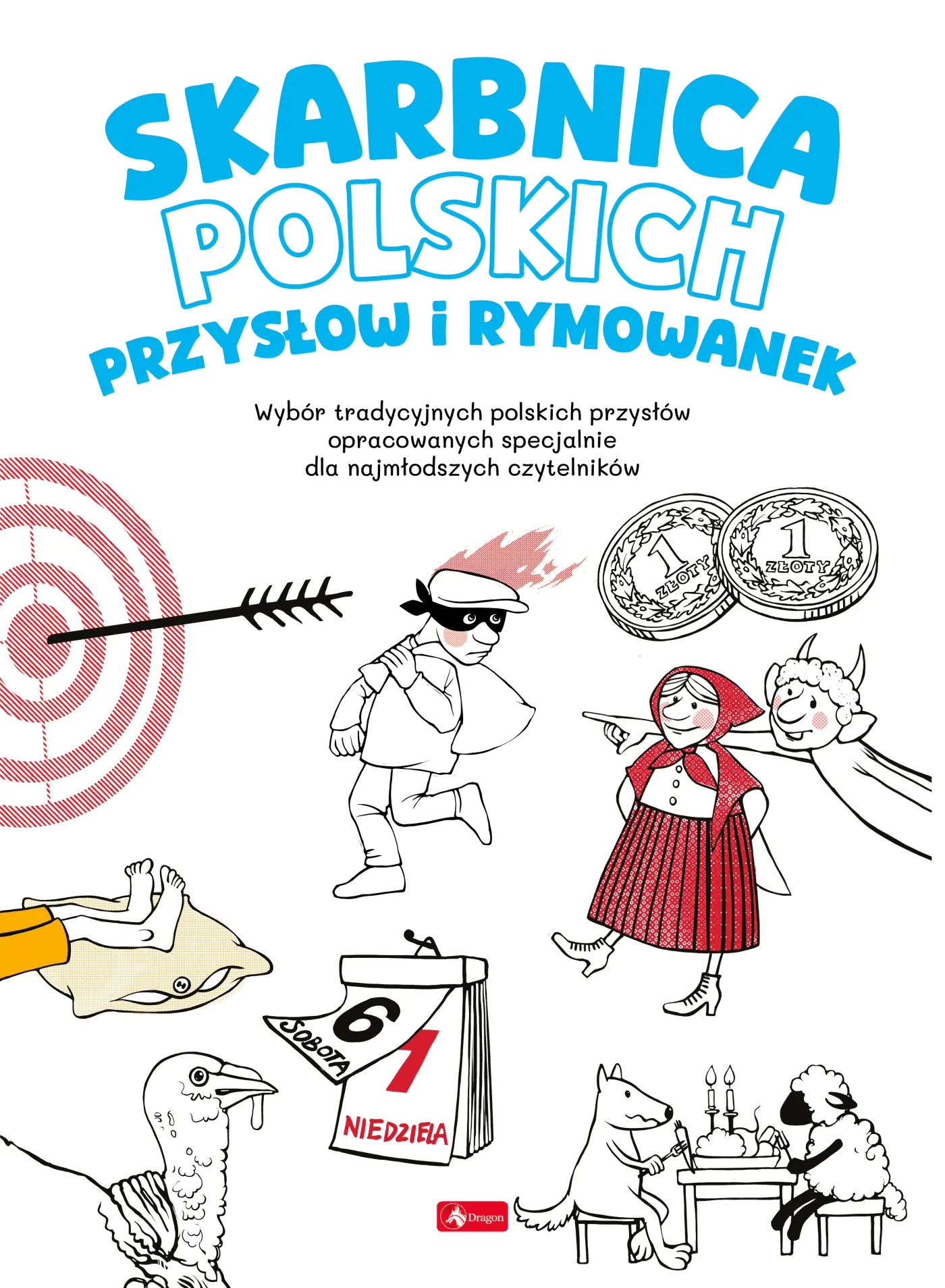 Książka - Skarbnica polskich przysłów i rymowanek