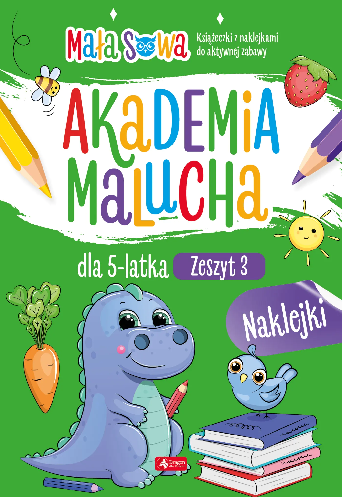 Książka - Akademia malucha dla 5 latka. Zeszyt 3