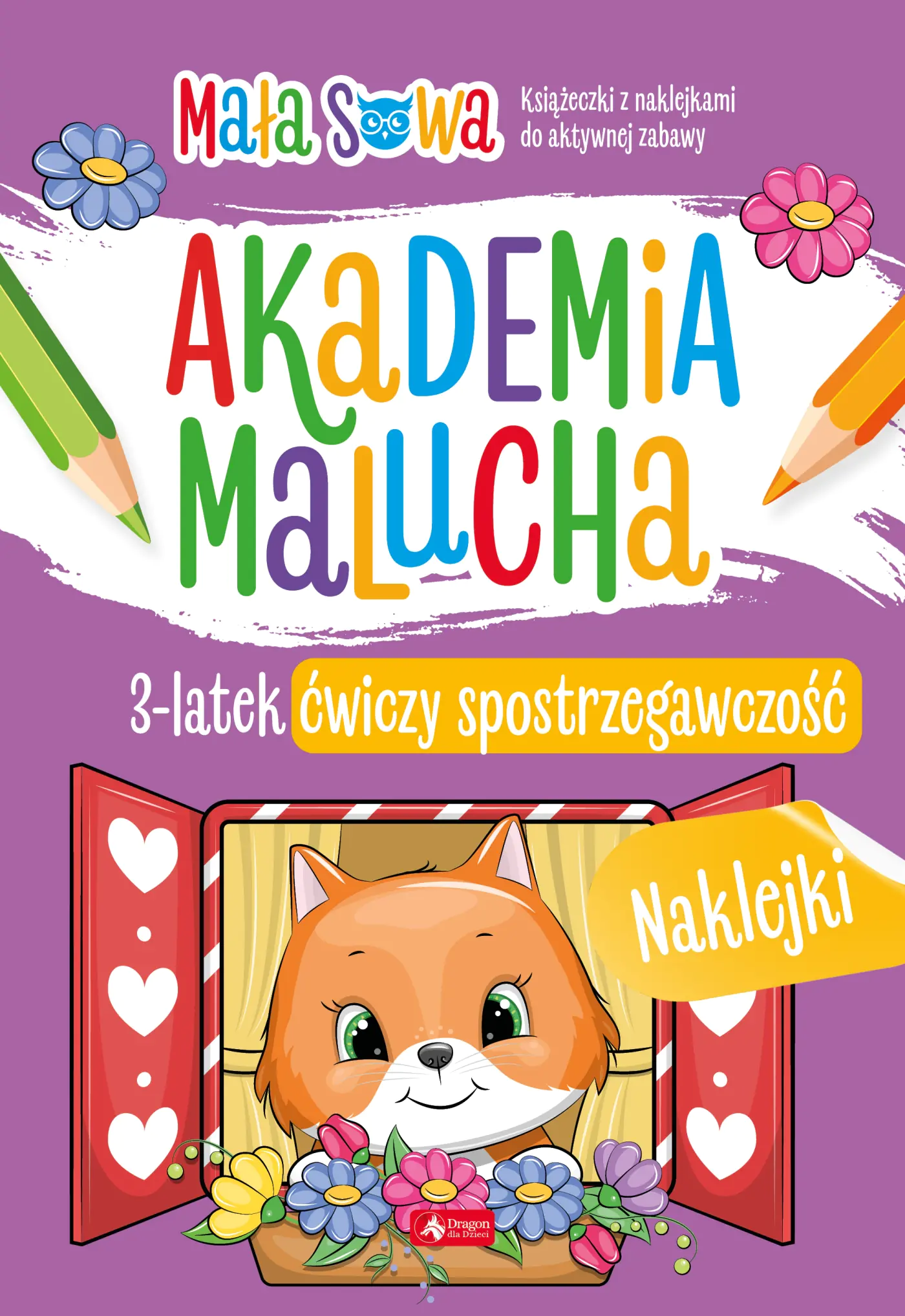 Książka - Akademia malucha. 3 latek ćwiczy spostrzegawczość