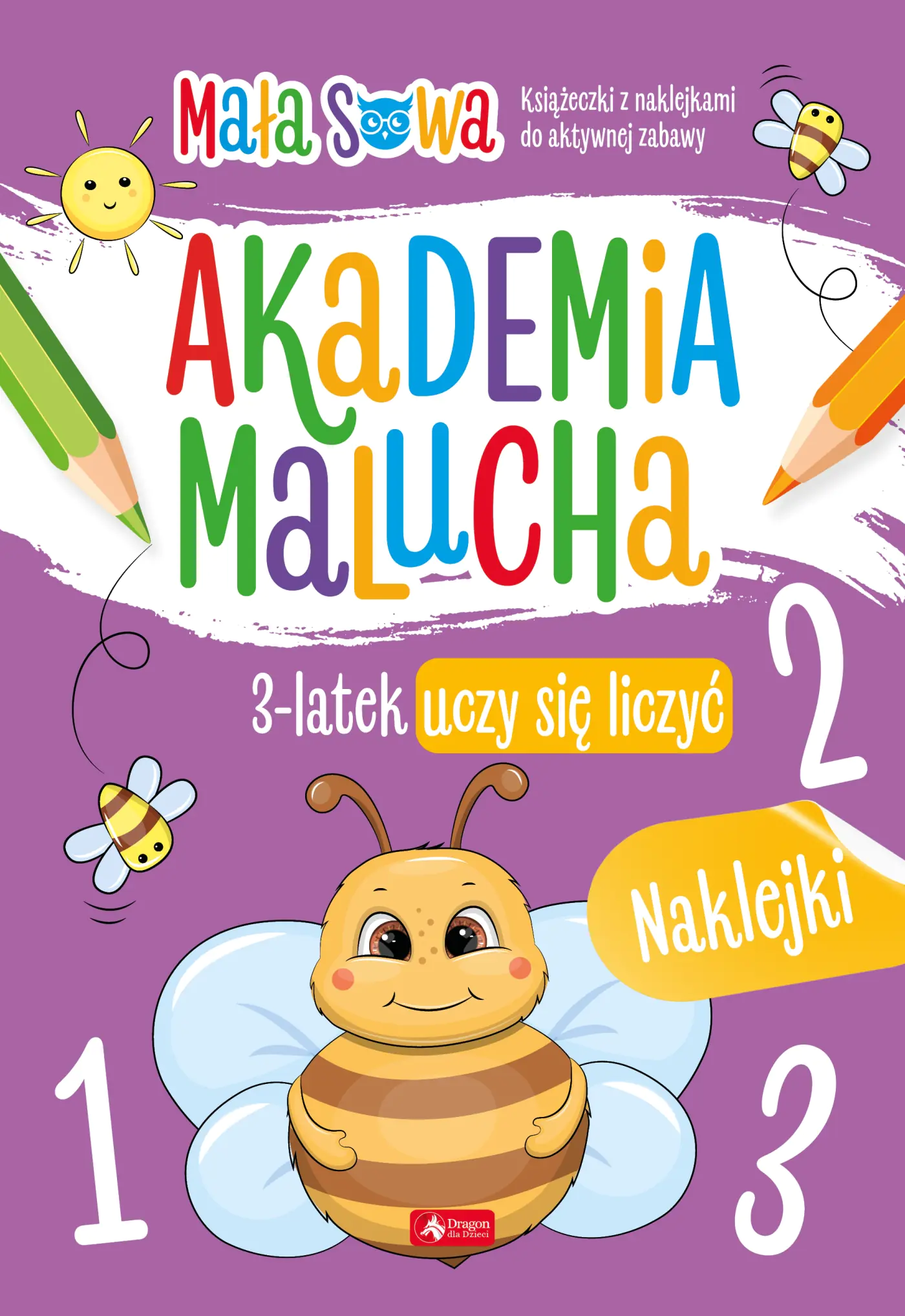 Książka - Akademia malucha. 3 latek uczy się liczyć