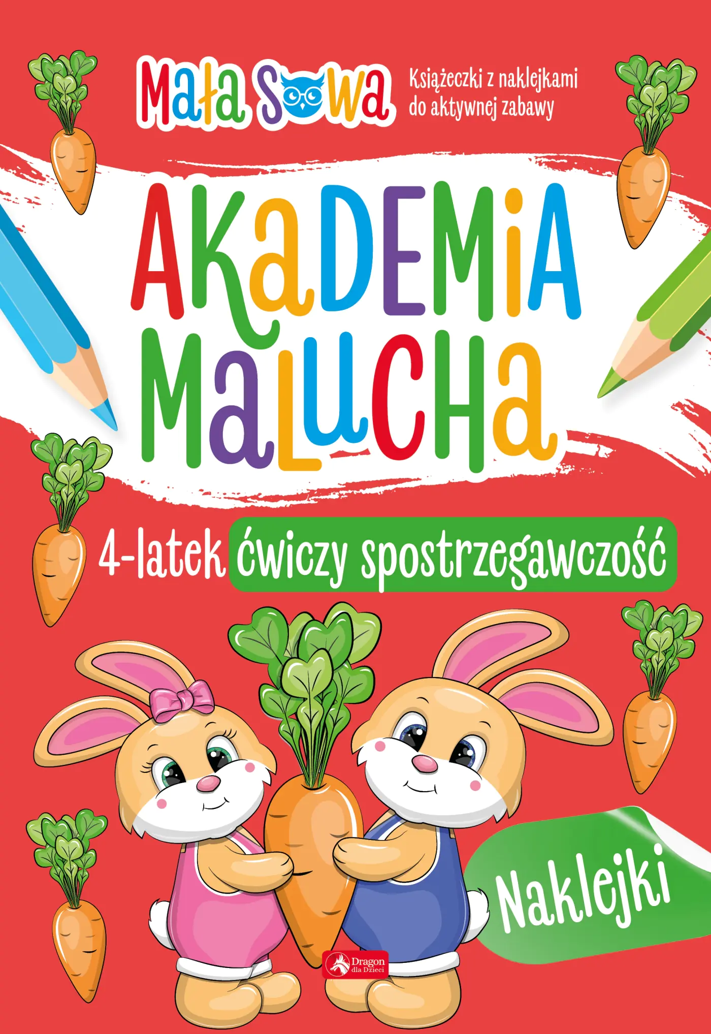 Książka - Akademia malucha. 4 latek ćwiczy spostrzegawczość