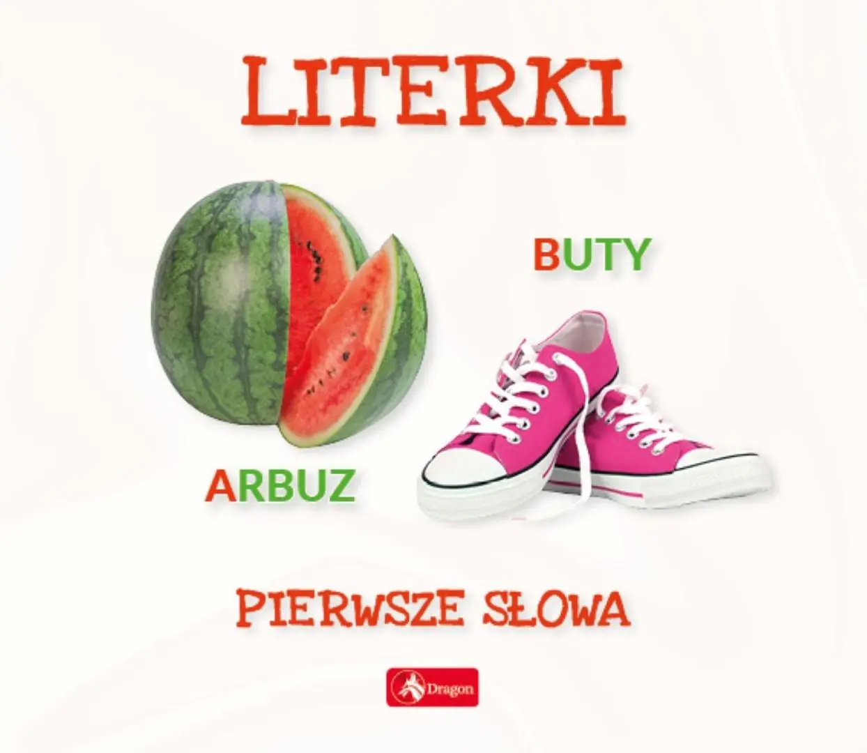 Książka - Pierwsze słowa Literki. Pierwsze słowa