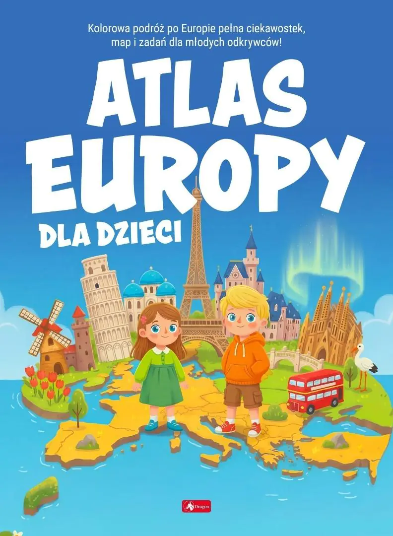Książka - Atlas Europy dla dzieci. Atlas dla dzieci