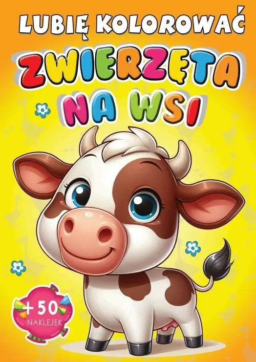 Książka - Zwierzęta na wsi. Lubię kolorować