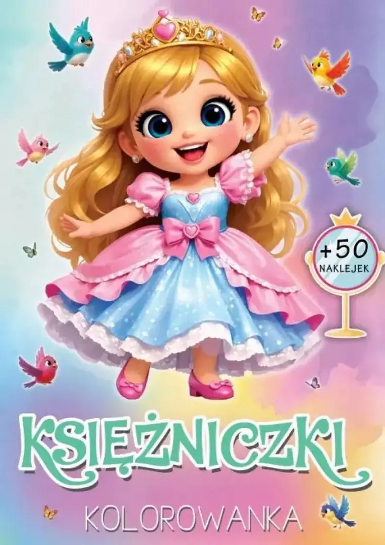 Książka - Księżniczki. Kolorowanka
