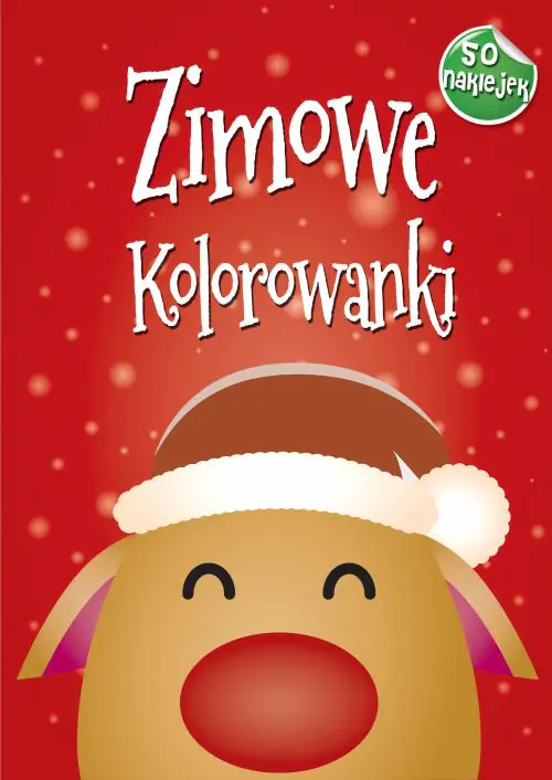 Książka - Zimowe Kolorowanki