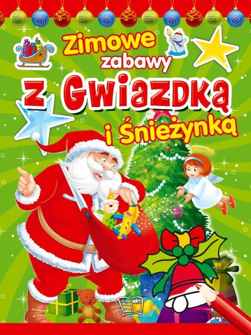 Książka - Zimowe zabawy z Gwiazdką i Śnieżynką