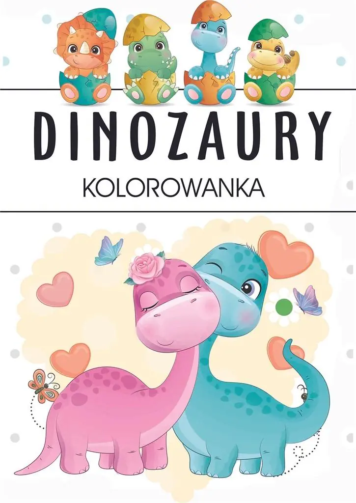 Książka - Dinozaury. Kolorowanka
