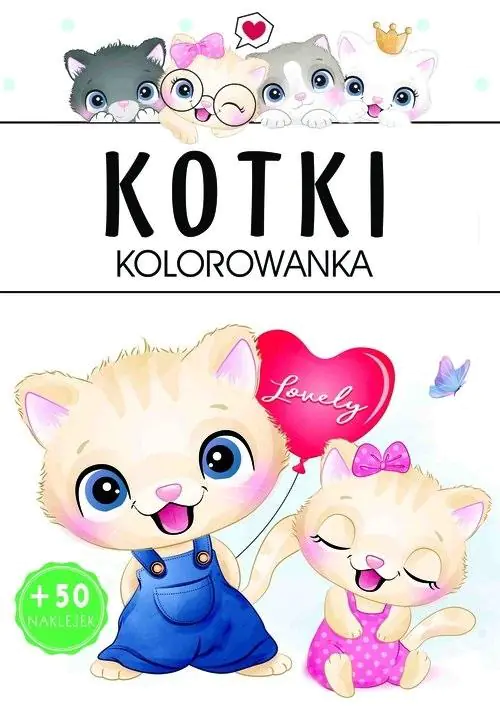 Książka - Kotki. Kolorowanka