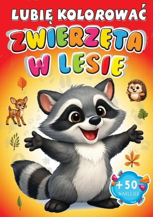 Książka - Lubię kolorować  Zwierzęta w lesie