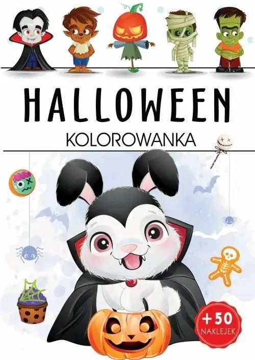 Książka - Halloween. Kolorowanka