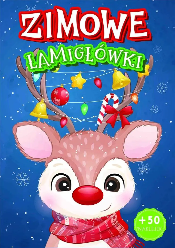 Książka - Zimowe zabawy. Łamigłówki