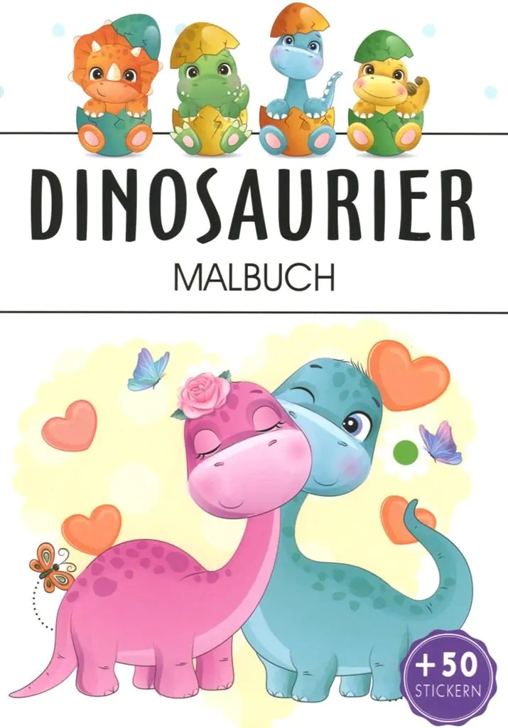 Książka - Dinosaurier. Kolorowanka