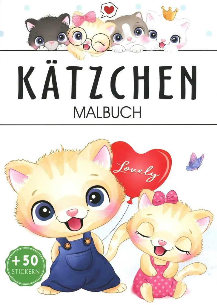 Książka - Katzchen. Malbuch