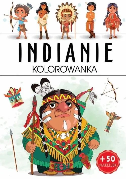 Książka - Indianie kolorowanka