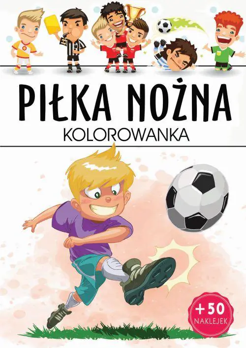 Książka - Piłka nożna. Kolorowanka
