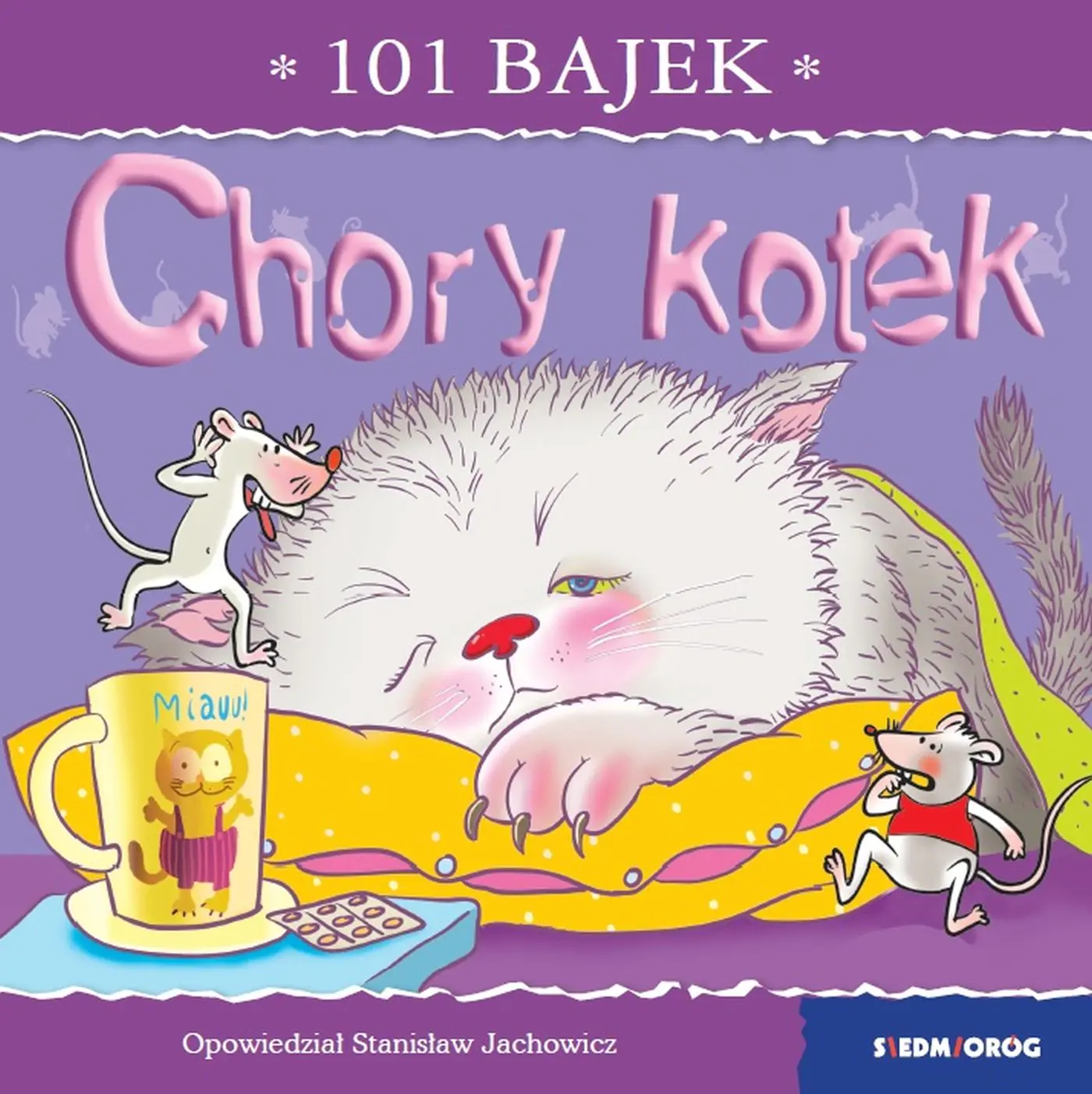 Książka - 101 bajek. Chory kotek. 101 bajek