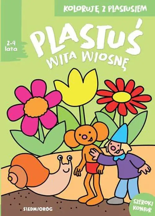 Książka - Plastuś wita wiosnę. Koloruję z Plastusiem