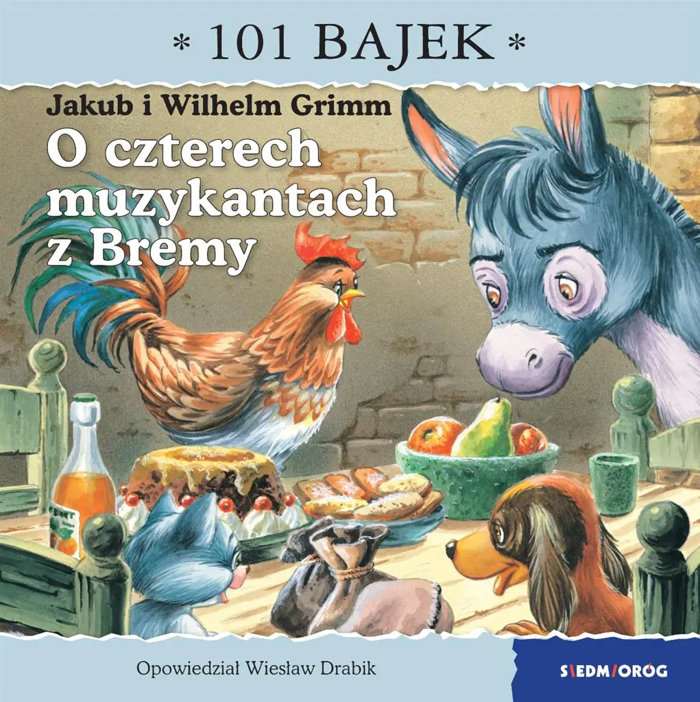 Książka - O czterech muzykantach z Bremy. 101 bajek