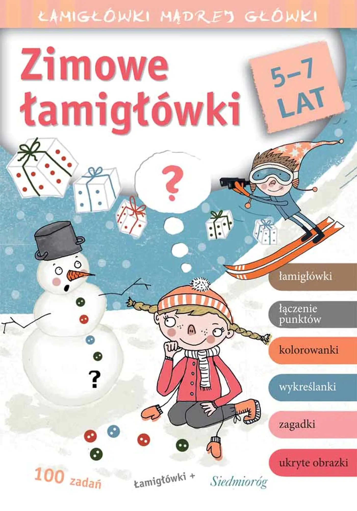 Książka - Zimowe łamigłówki