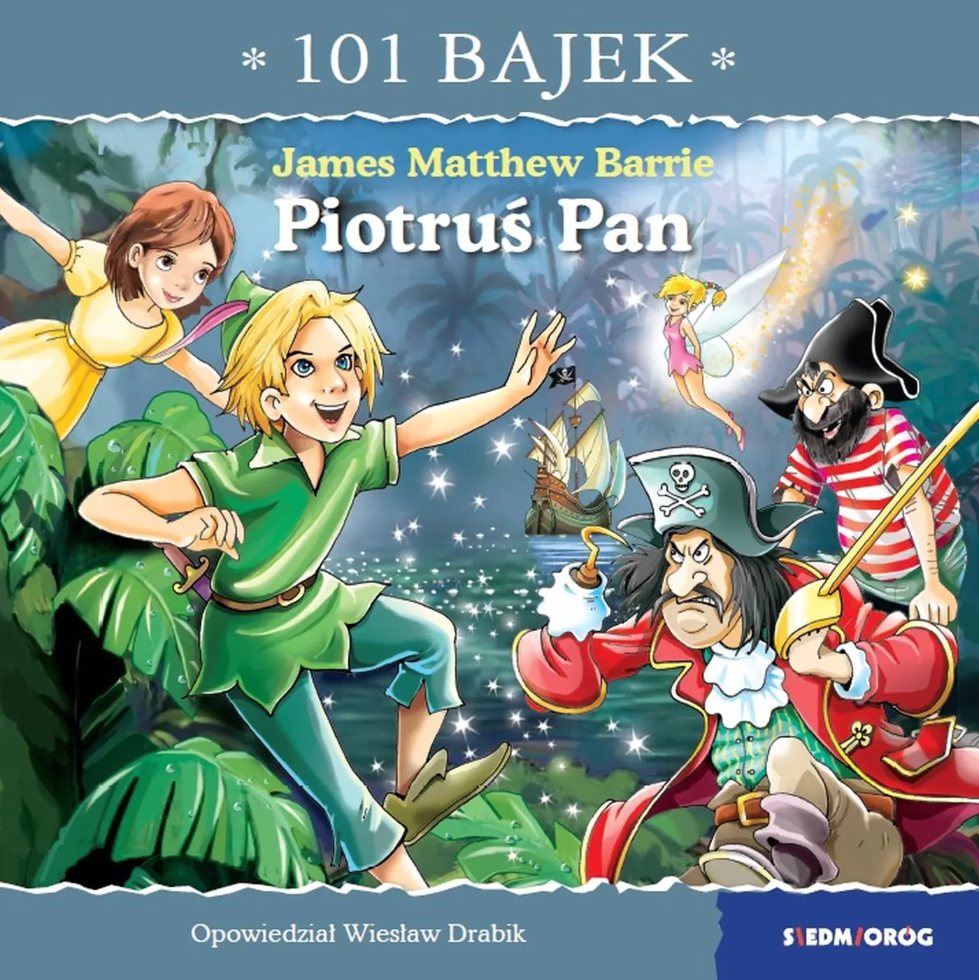 Książka - Piotruś Pan. 101 bajek