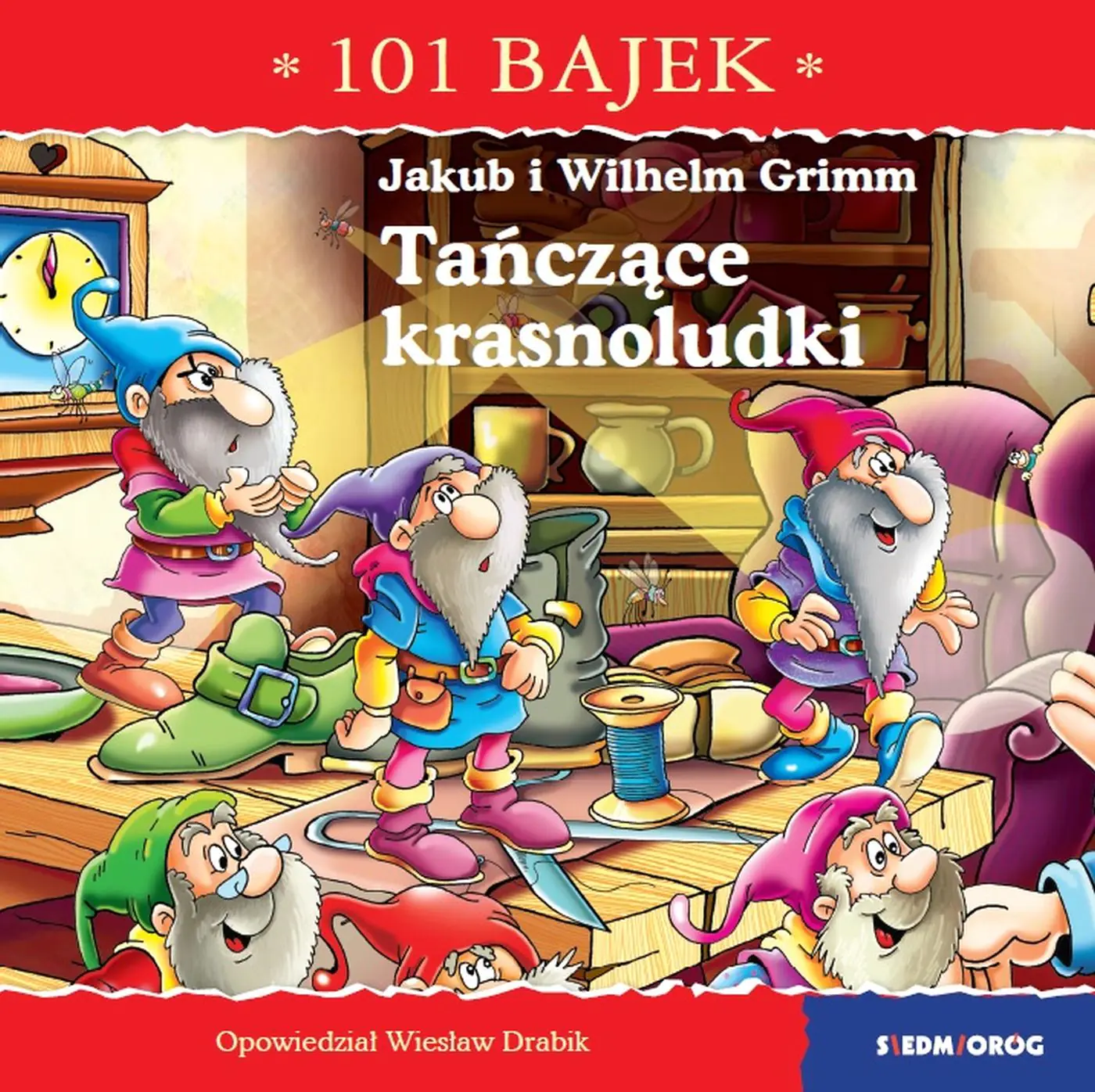 Książka - Tańczące krasnoludki. 101 bajek