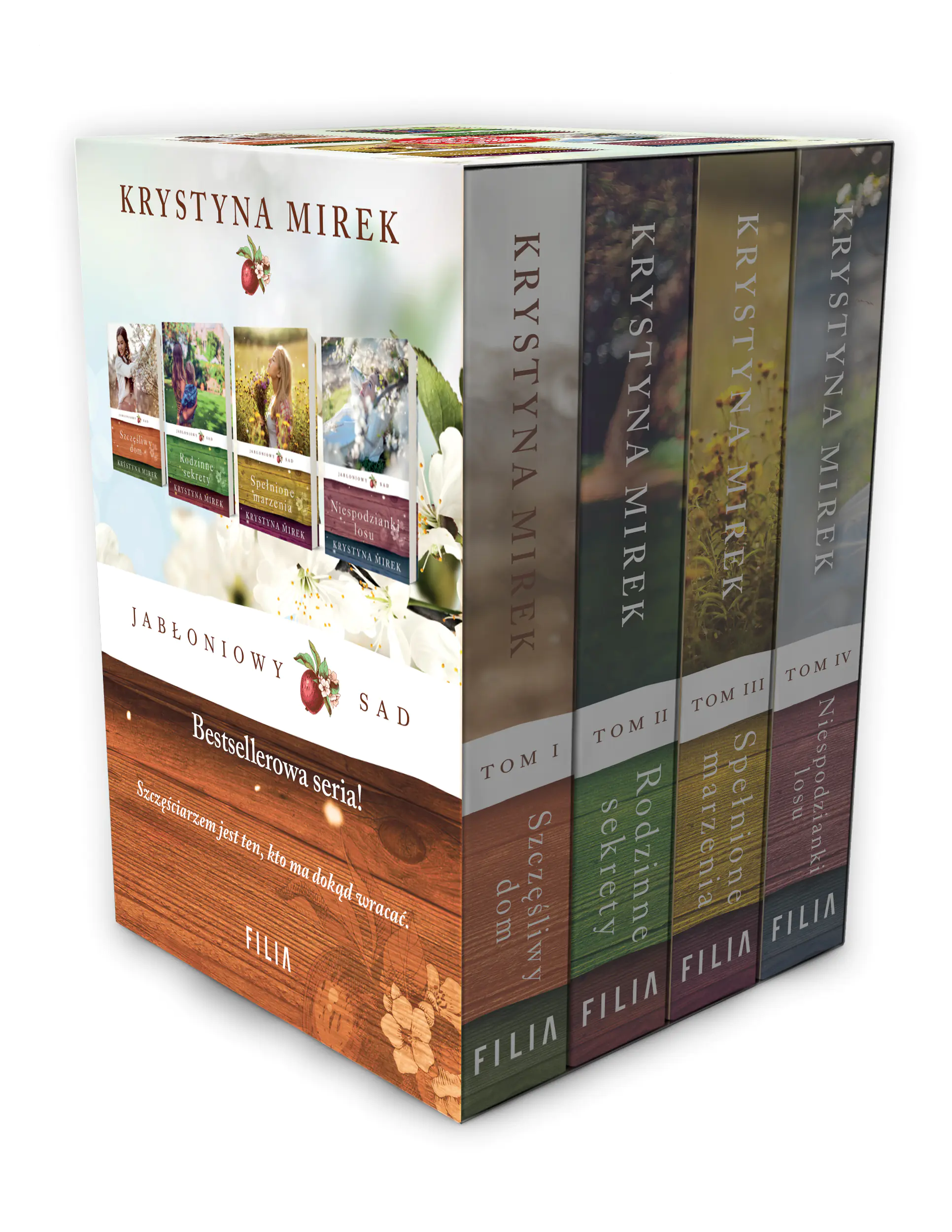 Książka - Pakiet: Szczęśliwy dom / Rodzinne sekrety / Spełnione marzenia / Niespodzianki losu