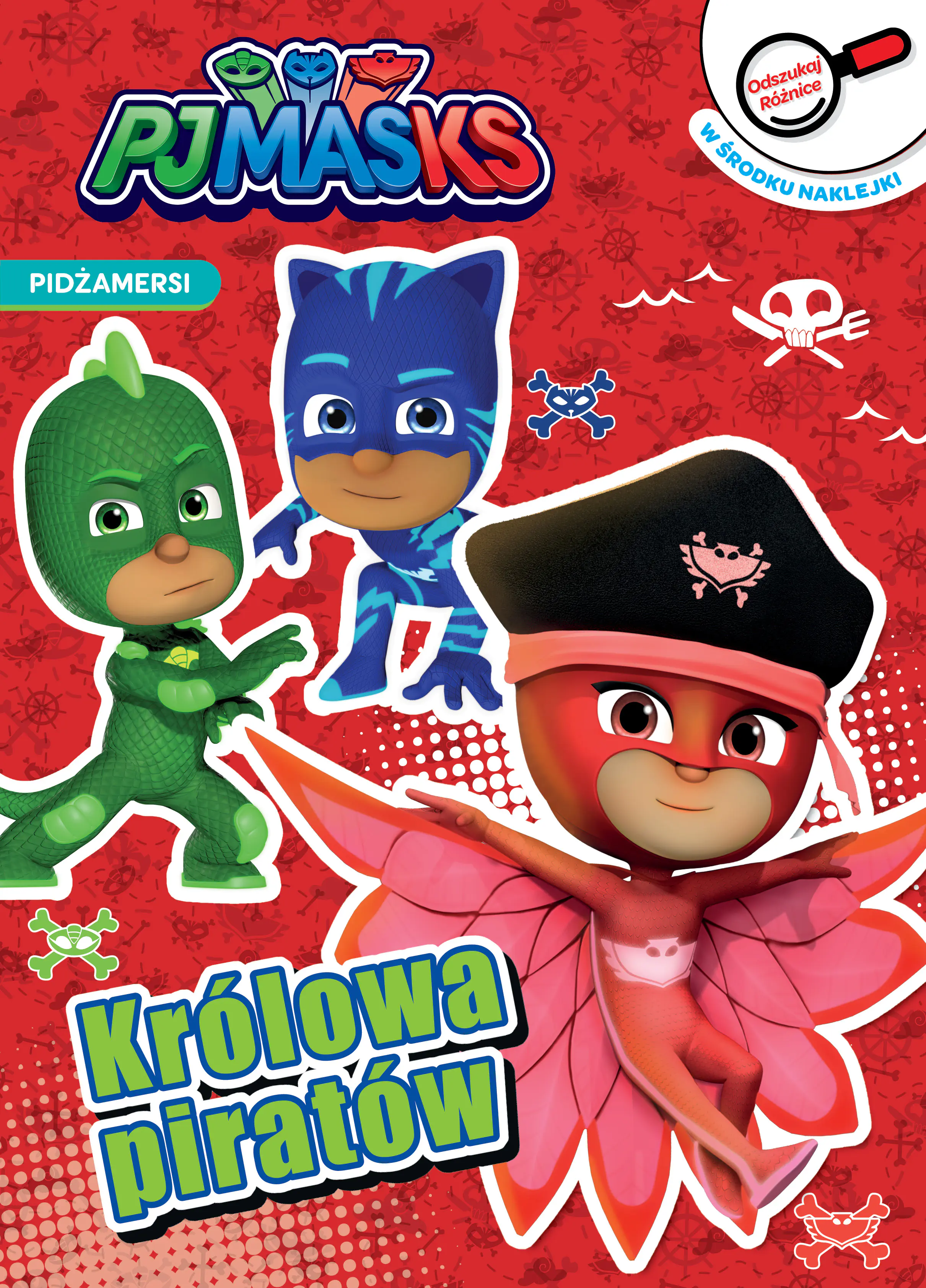 Książka - PJ Masks Pidżamersi Odszukaj Różnice