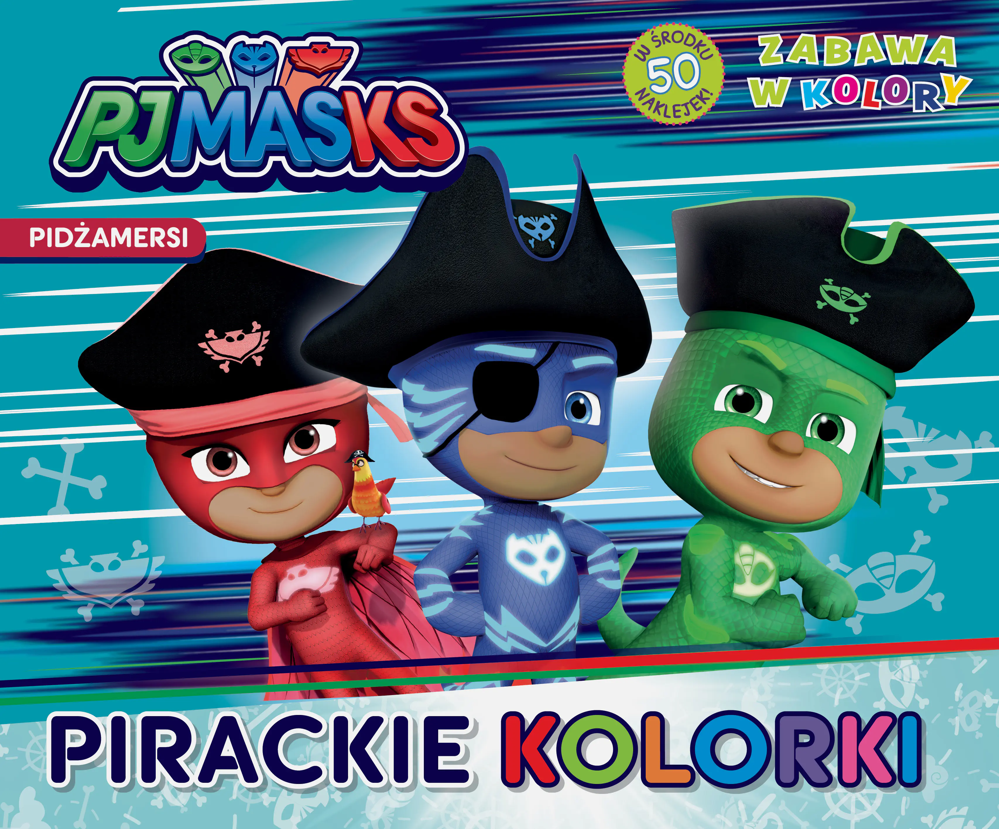 Książka - PJ Masks Pidżamersi Zabawa w Kolory