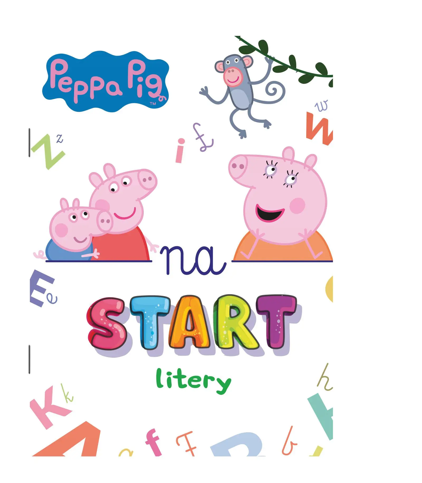Książka - Msz Peppa Pig Litery 20416