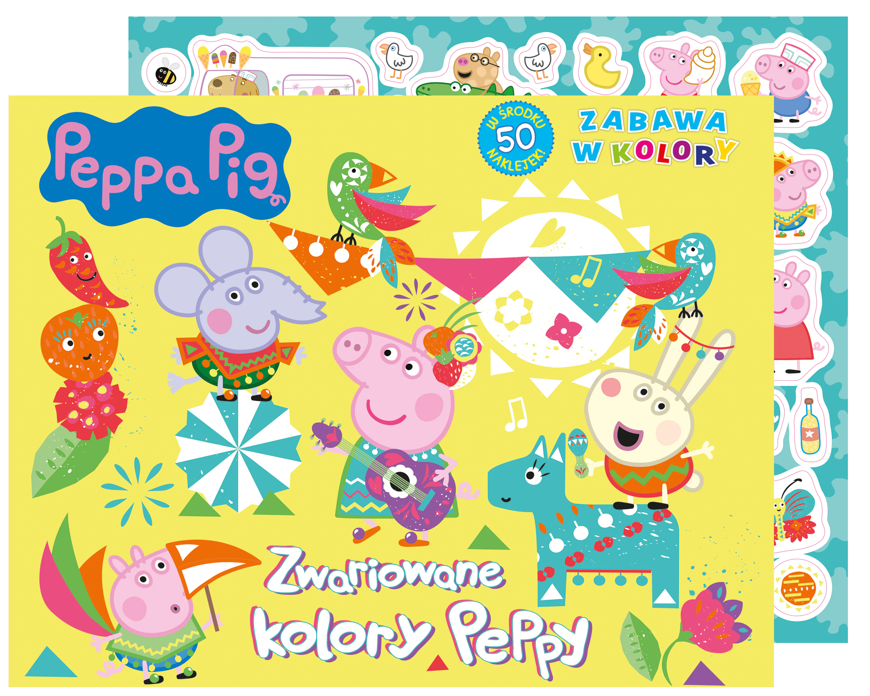 Książka - Peppa Pig Świnka Peppa Zabawa w Kolory