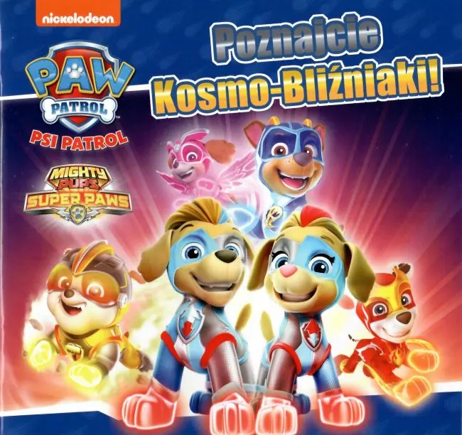 Książka - Psi Patrol nr 36 Poznajcie Kosmo-Bliźniaki!