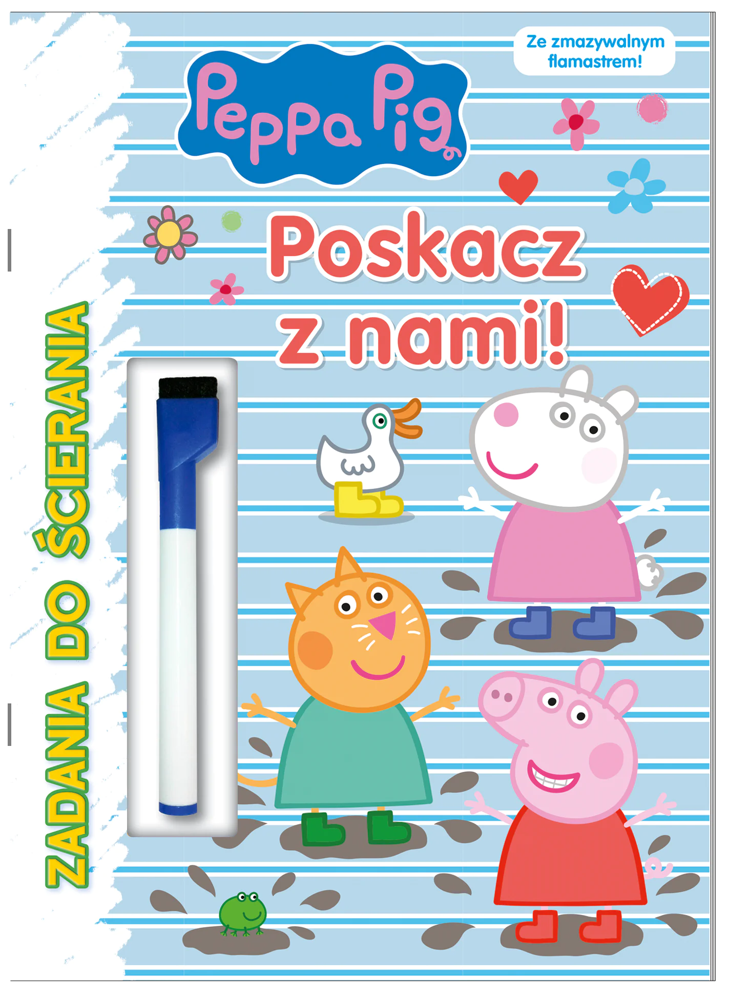 Książka - Peppa Pig Świnka Peppa Zadania do Ścierania